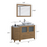 CVC Solid Wood Natural Oak Bathroom Cabinet Natural Oak