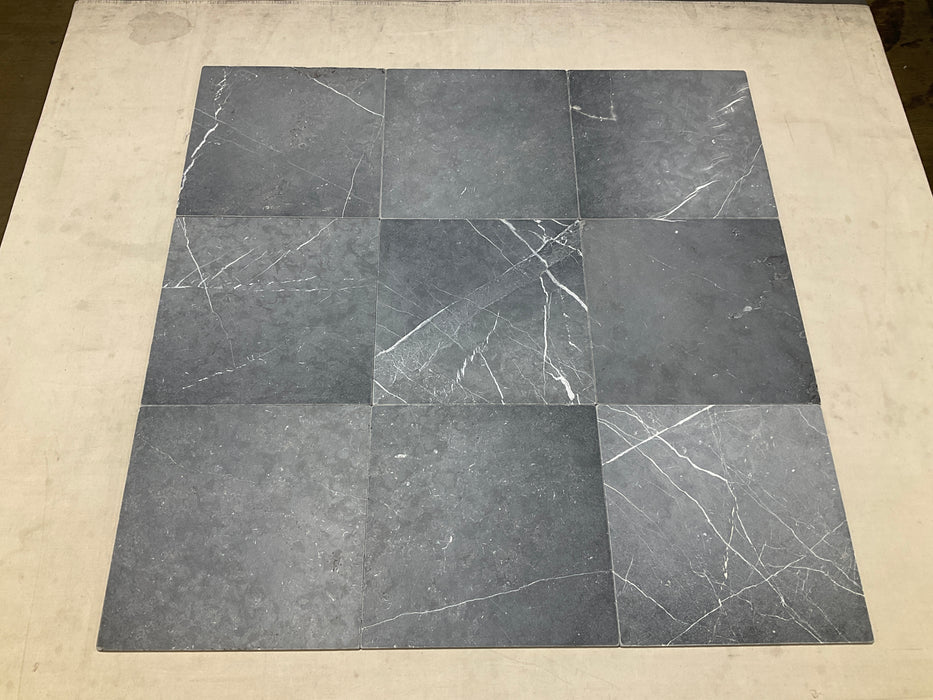 Nero Marquina Marble Tile Tumbled 4