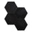 Nero Marquina Hexagon Honed Marble Tile - 6" Hexagon