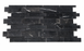 Nero Marquina Polished Marble Mosaic - 12" x 12" x 3/8"