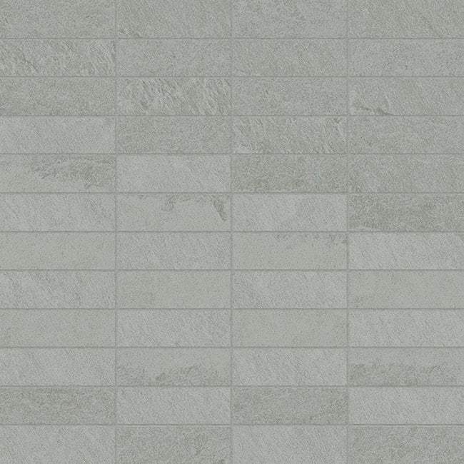 NetZero Grey Porcelain Mosaic - 1" x 3"