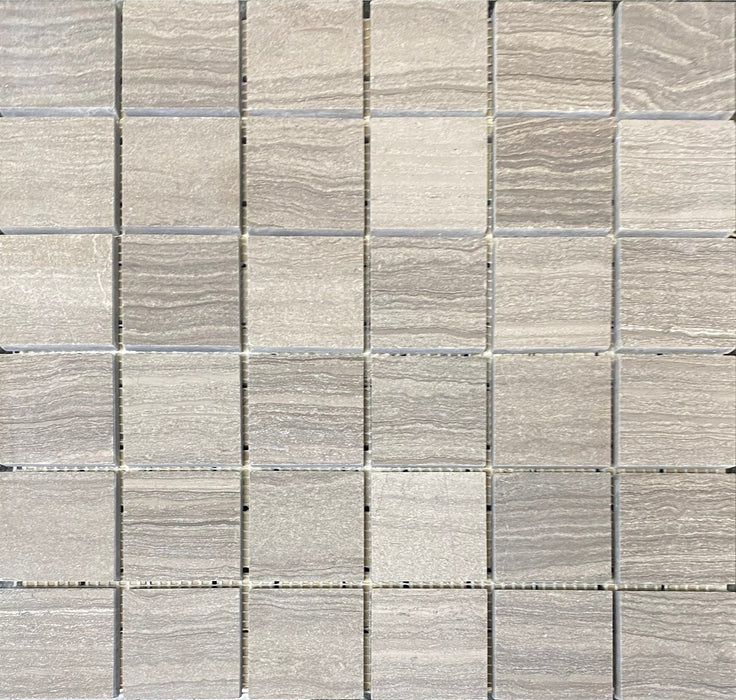 New Eramosa Honed Marble Mosaic - 2" x 2"