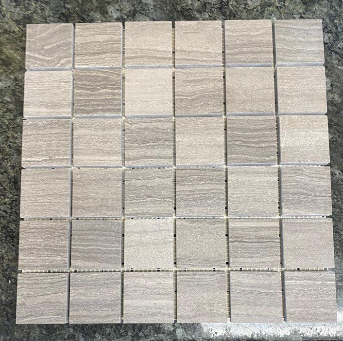 New Eramosa Marble Mosaic - 2" x 2" Honed