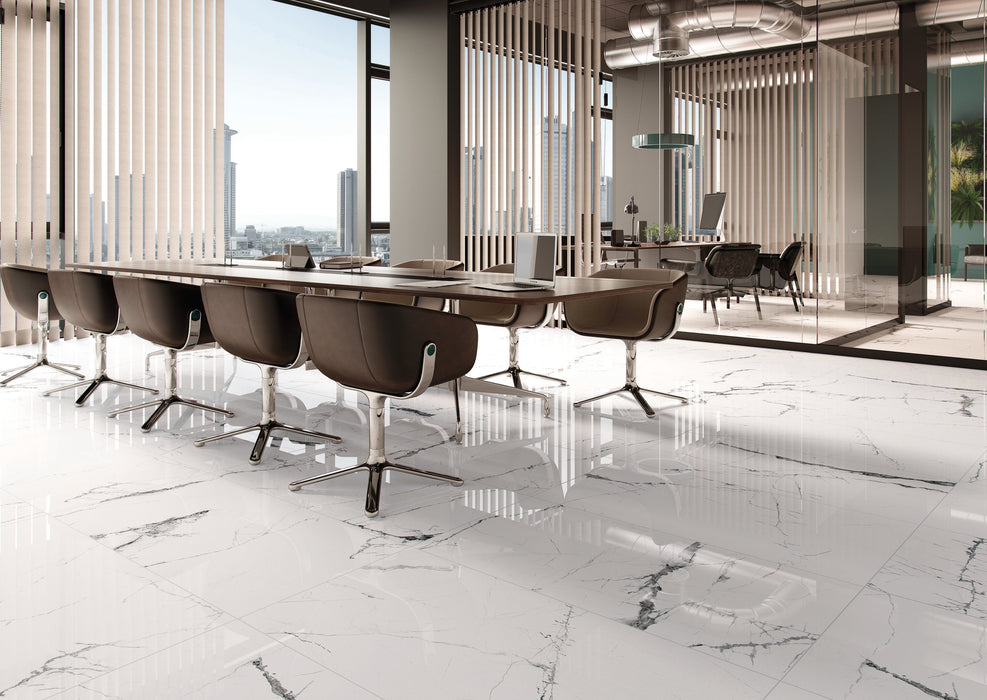 New Ice Porcelain White Tile Polish 2