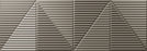 Tresor Newker Decor Silver Matte Porcelain Tile - 13" x 36" x 3/8"