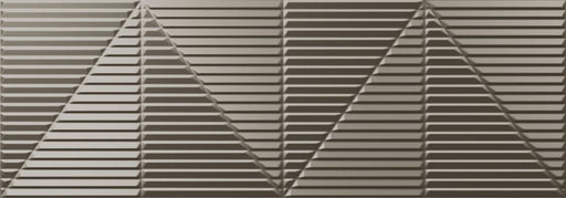 Tresor Newker Decor Silver Matte Porcelain Tile - 13" x 36" x 3/8"