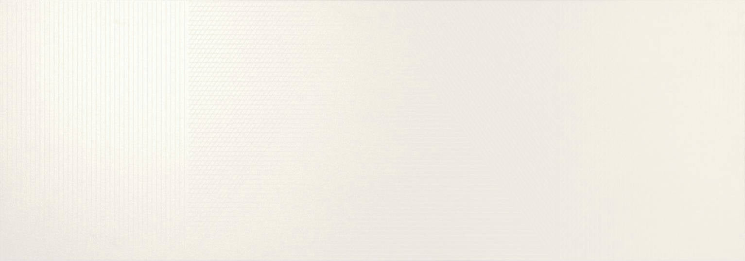 Full Tile Sample - Tresor Newker White Porcelain Tile - 13" x 36" x 3/8" Matte