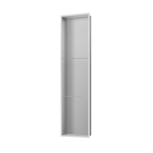 PULSE ShowerSpas Shower Niche Stainless Steel Brushed 1
