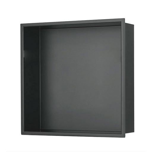 PULSE ShowerSpas Shower Niche Gun Metal Black 1