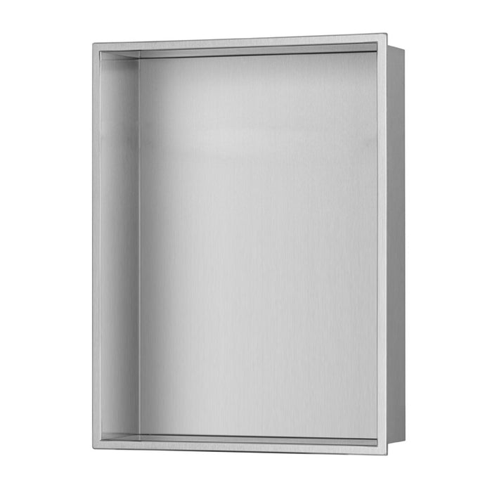 PULSE ShowerSpas Shower Niche Stainless Steel Brushed 1