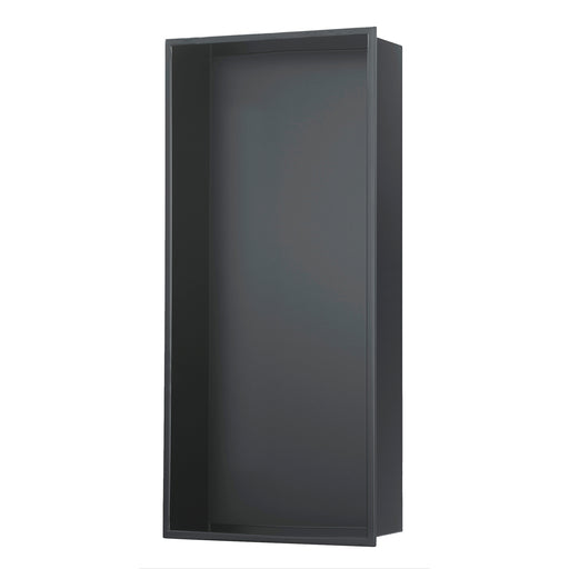 PULSE ShowerSpas Shower Niche Gun Metal Black 1