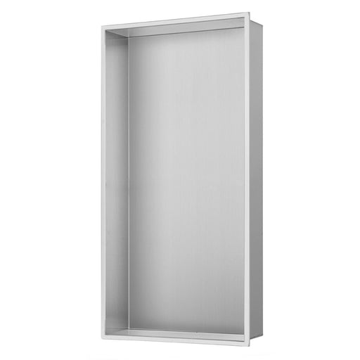 PULSE ShowerSpas Shower Niche Stainless Steel Brushed 1