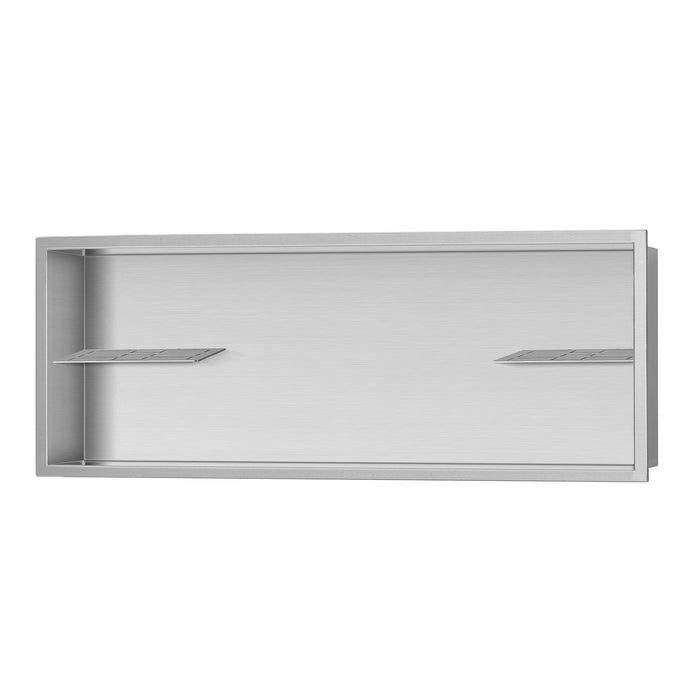 PULSE ShowerSpas Shower Niche Stainless Steel Brushed 2