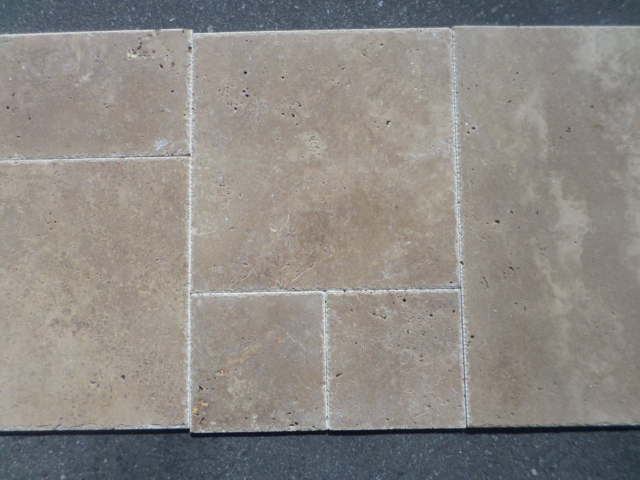 Noche Travertine Pattern Brushed 1