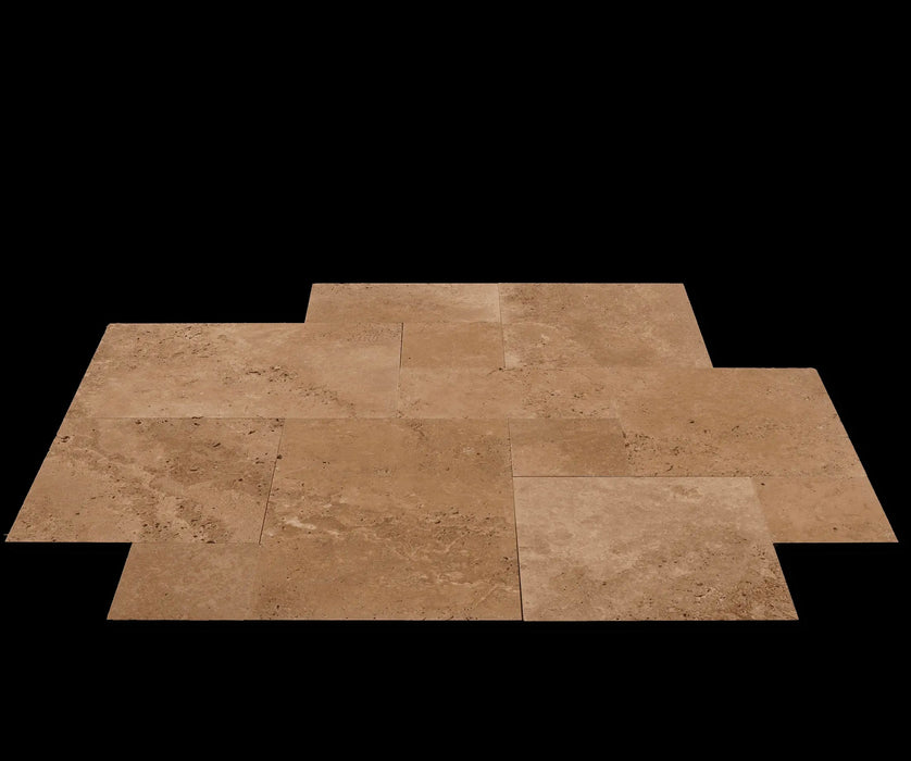 Noce Brushed Travertine Pattern - Various Sizes