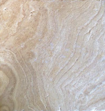 Noche Cross Cut Travertine Tile - Chiseled & Brushed