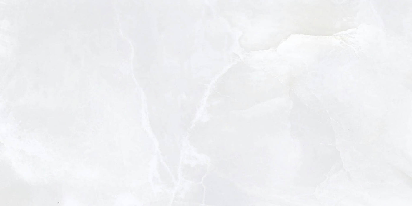 Full Tile Sample - Nolita Bianco Porcelain Tile - 12" x 24" Satin