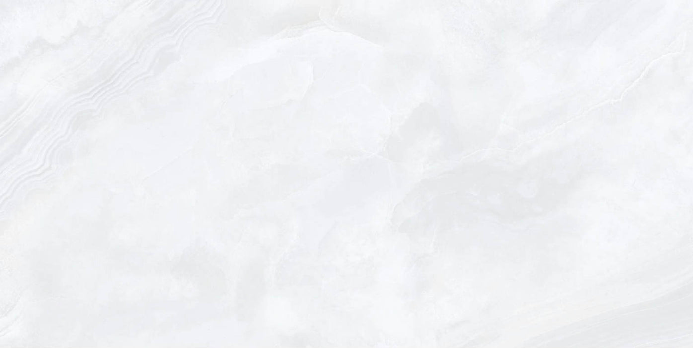 Full Tile Sample - Nolita Bianco Porcelain Tile - 24" x 48" Polished