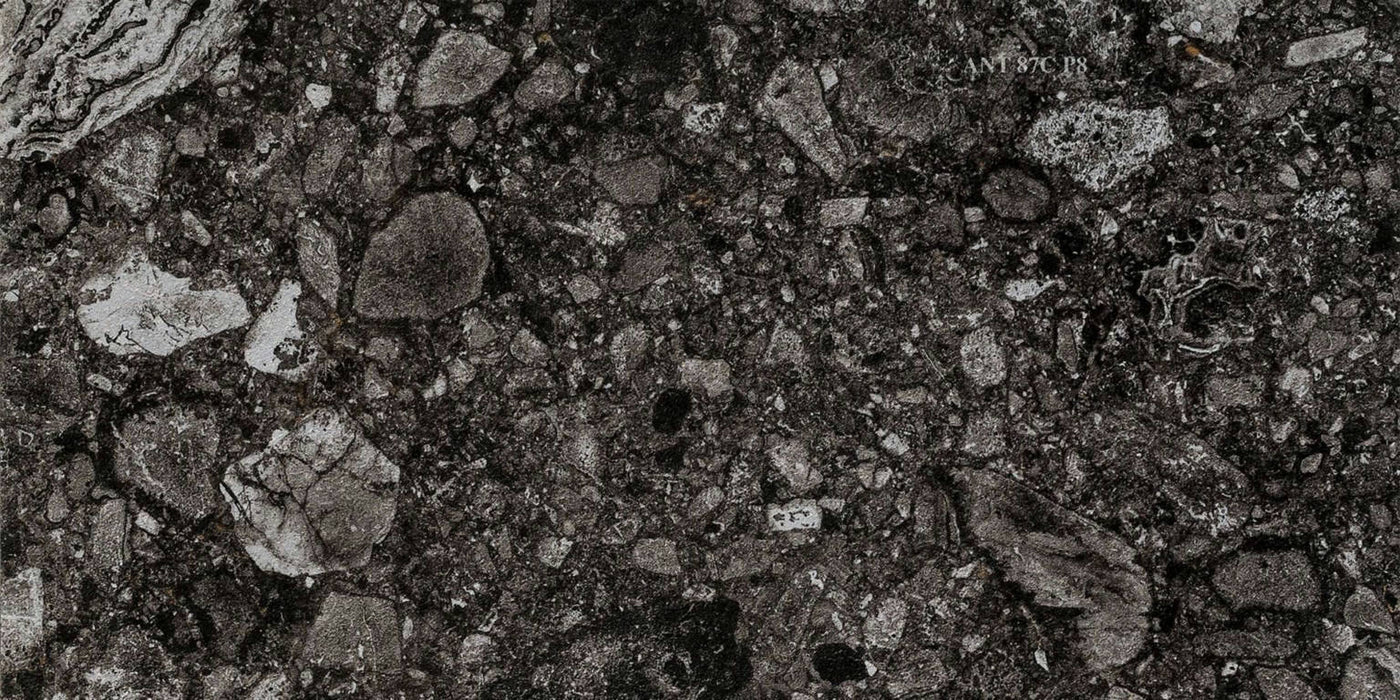 Full Tile Sample - Norr Svart (Old) Porcelain Tile - 12" x 24" x 10.16 MM Matte