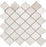 Full Sheet Sample - Hybrid Nova Waterjet Design Arabesque Marble Mosaic - 11.50" x 12" Stone
