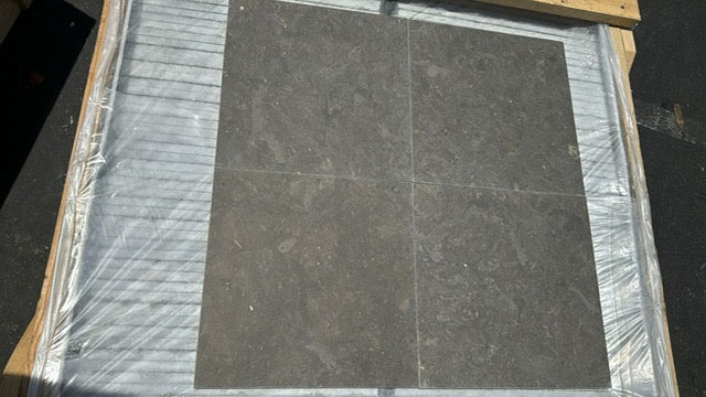 Nova Blue (Azul Lagos) Limestone Tile Honed 1