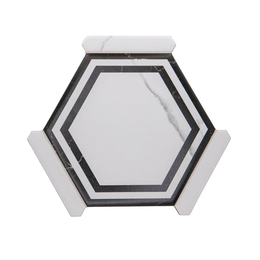 Avant Hexagon Porcelain Ontario Day Tile Matte 1