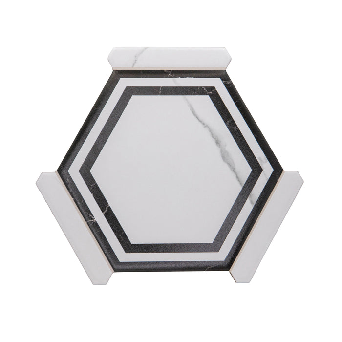 Avant Hexagon Porcelain Ontario Day Tile Matte 1