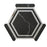 Avant Hexagon Porcelain Ontario Night Tile Matte 1