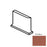 Quarry Tile Quarry  Red Blaze 0Q40  Cove Base Corner Left Matte 1