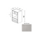 Sterfic SKU - VSB3621DR-ON. Oak. 36" x 34.5" Bathroom Vanity