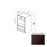 Sterfic SKU - VSB3621DR-ON. Oak. 36" x 34.5" Bathroom Vanity