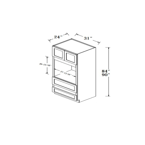 Sterfic SKU - VSB3621DR-ON. Oak. 36" x 34.5" Bathroom Vanity