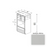 Sterfic SKU - VSB3621DR-ON. Oak. 36" x 34.5" Bathroom Vanity