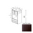Sterfic SKU - VSB3621DR-ON. Oak. 36" x 34.5" Bathroom Vanity