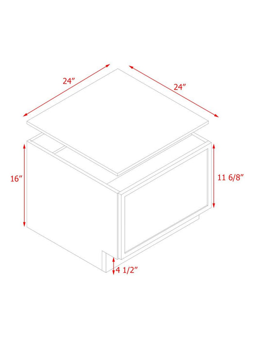 Shady Oak Wood Oven Drawer Base Cabinet 4