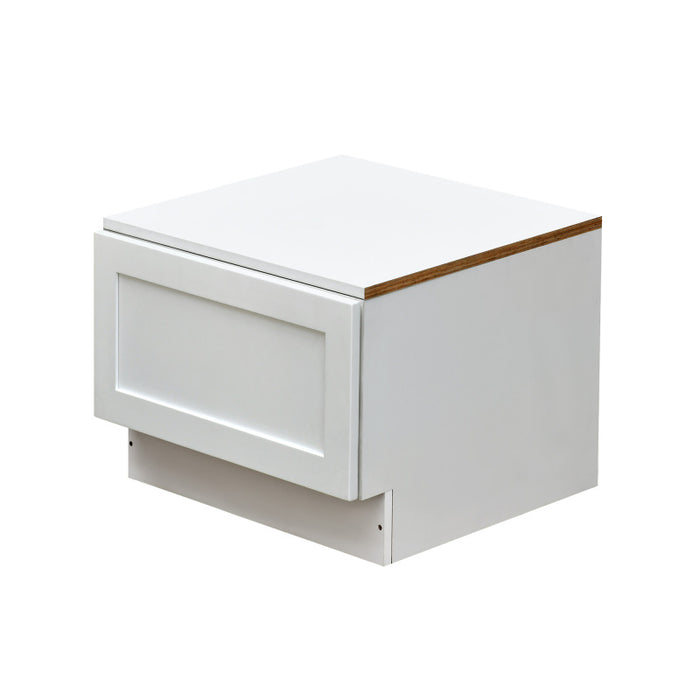 Mallorca White Wood Oven Drawer Base Cabinet 1