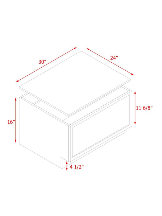 Shady Oak Wood Oven Drawer Base Cabinet 4