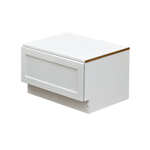 Mallorca White Wood Oven Drawer Base Cabinet 1