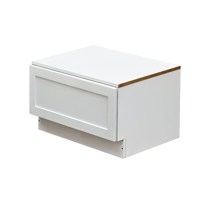 Mallorca White Wood Oven Drawer Base Cabinet 1