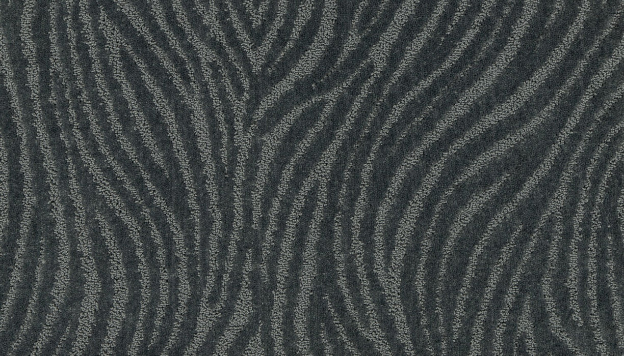 Distinct Flair Triexta Crown Blue 519 Carpet Pattern 1
