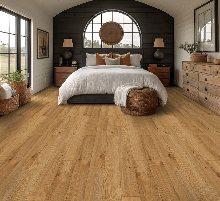 Oakmont Wood Golden Bronze Laminate Wood Plank Aluminum Oxide 2