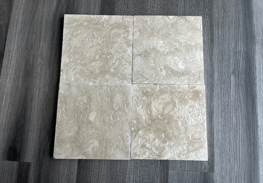 Ocean Reef Shellstone Limestone Tile - Brushed