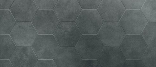 Terracreta Oltremare Hexagon Honed Porcelain Tile - 8.5" x 10"