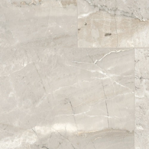 Full Tile Sample - Marbles Oniciata Grey Porcelain Tile - 12" x 24" x 8 MM Matte