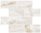 Onyx Ivory Porcelain Mosaic - 3" x 6" Brick