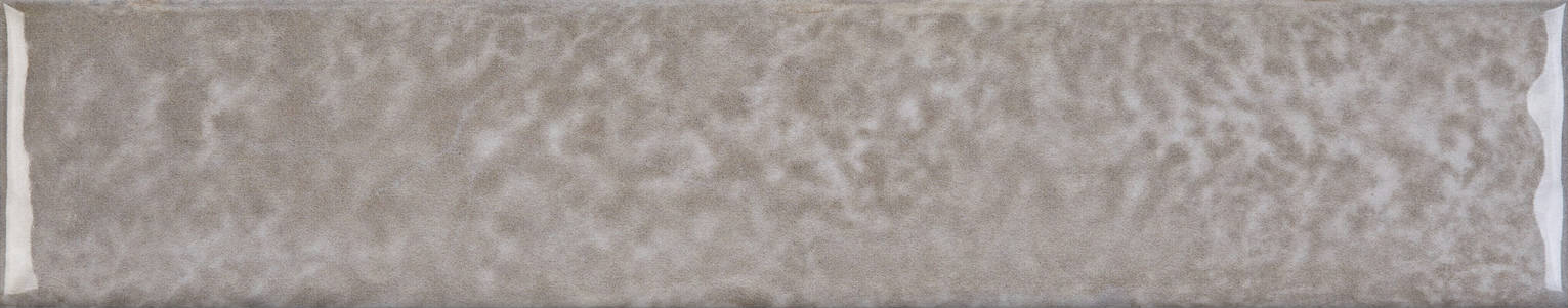 Full Tile Sample - Organic Clay Ashen Ceramic Tile - 2" x 10" Glossy