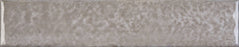 Full Tile Sample - Organic Clay Ashen Ceramic Tile - 2" x 10" Glossy
