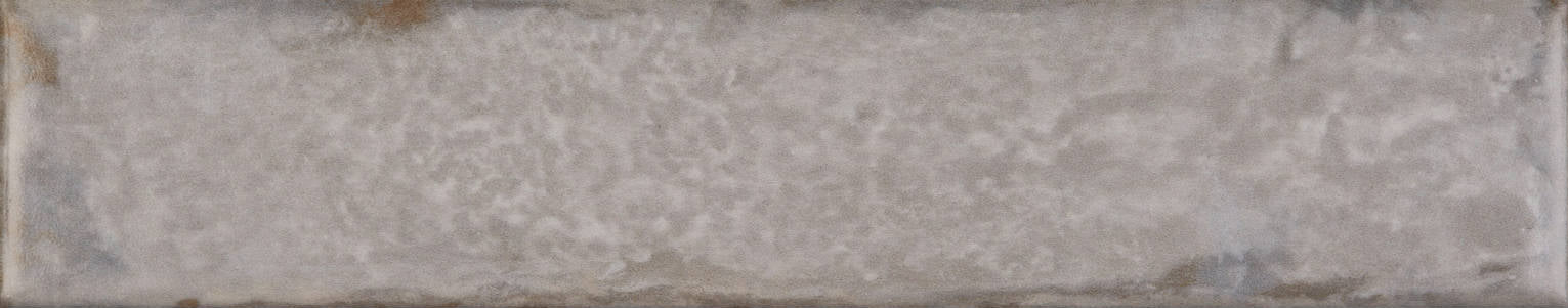 Full Tile Sample - Organic Clay Ashen Ceramic Tile - 2" x 10" Matte