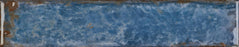 Full Tile Sample - Organic Clay Oceanic Ceramic Tile - 2" x 10" Glossy