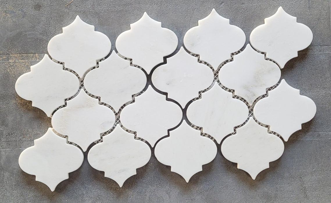 Oriental White Marble Mosaic Honed 2